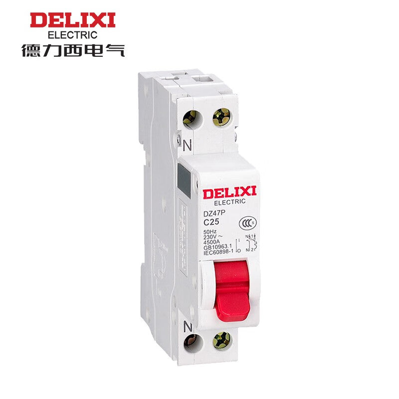 Delixi DZ47P 1P+ND 10A 4.5KA 230VAC DZ47PD10 miniature circuit breaker (C)