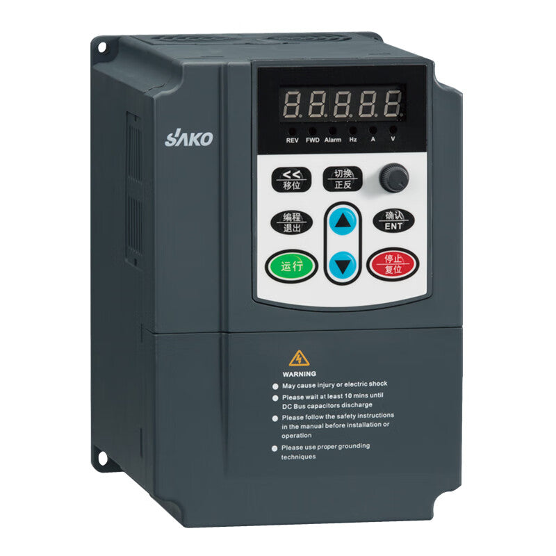 SAKO three-phase 0.75KW 600 series vector general purpose inverter; vector heavy load, multiple protection; SKI600-0D75G-4