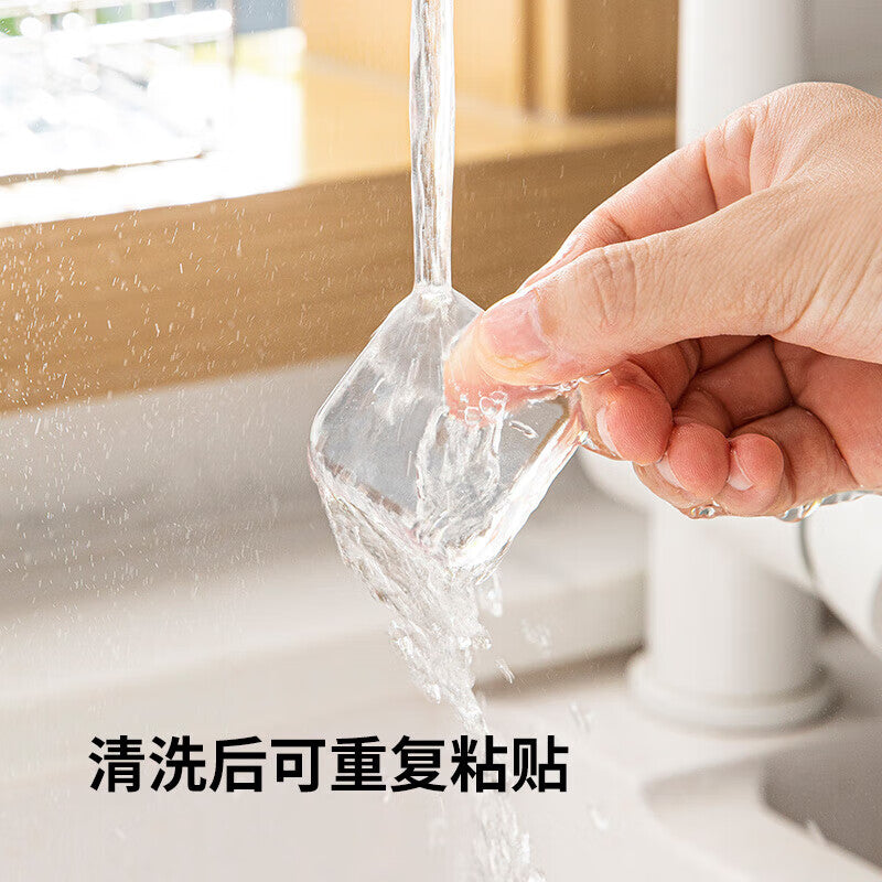 Junwen door handle anti-collision pad, door stop, back wall anti-collision pad, cabinet door buffer pad, refrigerator anti-collision sticker, 6 transparent pads