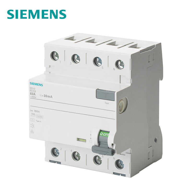 Siemens 5SV3 A Electromagnetic Residual Current Protection Switch 40A