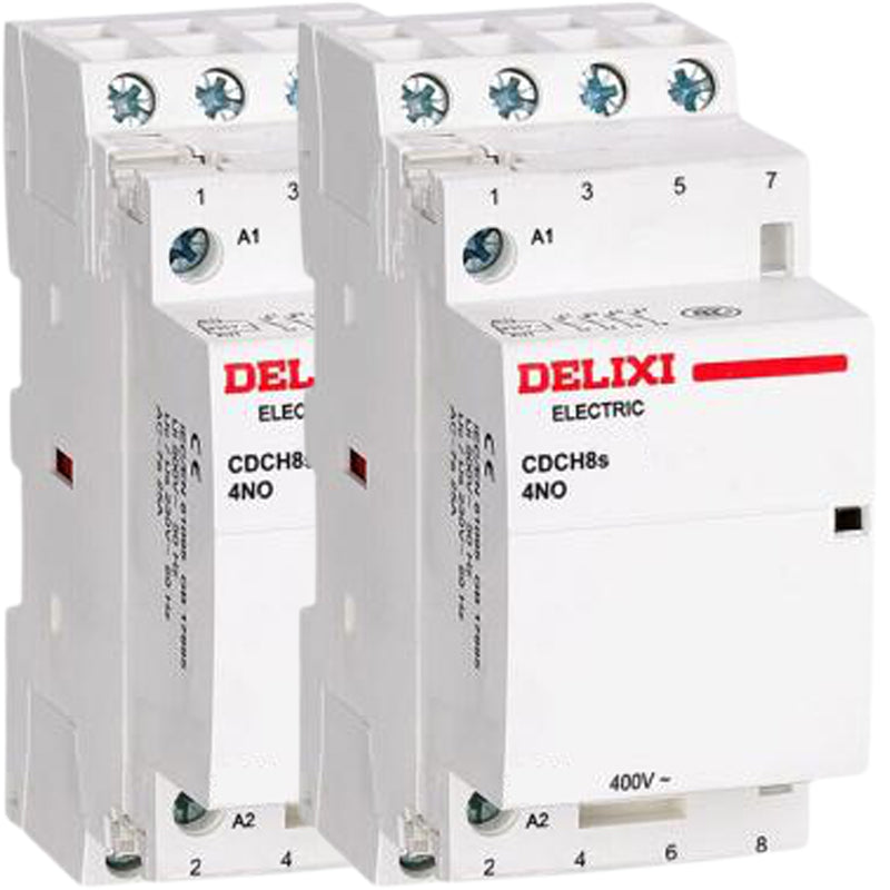 DELIXI CDCH8S 25A 4P AC Contactor 220-240V 2NO+2NC