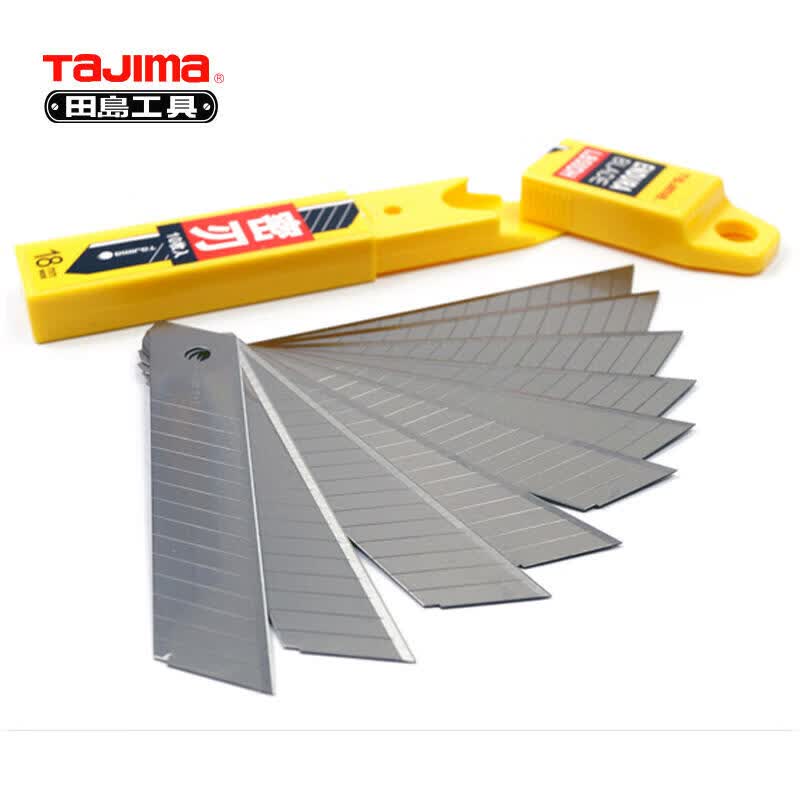Tajima Double L-Shaped Replacer Blade/Utility Blade, 100*18*0.5mm, 10 blades/tube; LB50DH