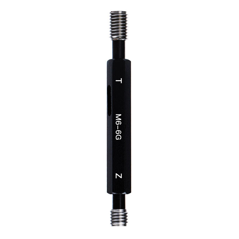 6G thread plug gauge, thread go/no-go gauge, depth go/no-go gauge, perpendicularity plug gauge, thread gauge, 6G thread go/no-go gauge, M6-6G