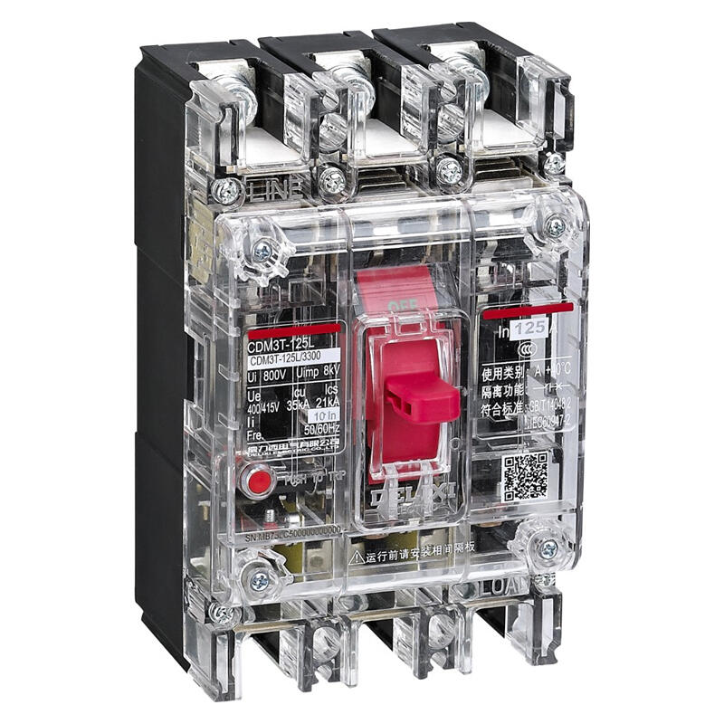 Delixi CDM3T Series 125A Transparent Circuit Breaker