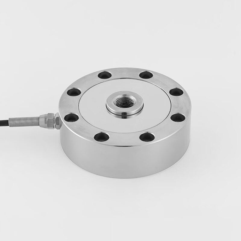 USAMRJLBU-1 spoke-type load cell, circular, for measuring tension, gravity, and pressure with high precision.
