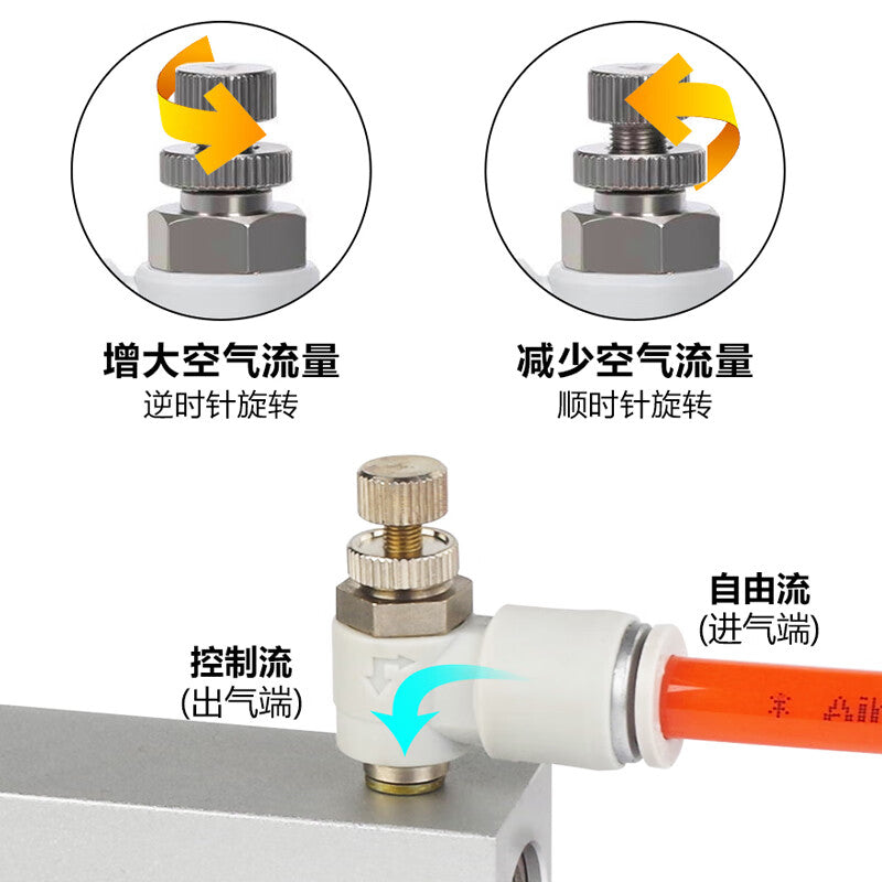 AirTac Speed Control Valve X-ASL4M3 Alternative Models