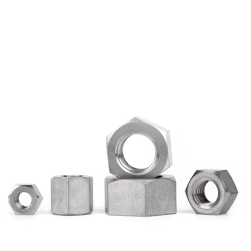Beihaoting Industrial TA2 Titanium Hex Nuts TC4 Titanium Alloy Hex Screw Caps TC4 Titanium Alloy: M16 (5 pieces)