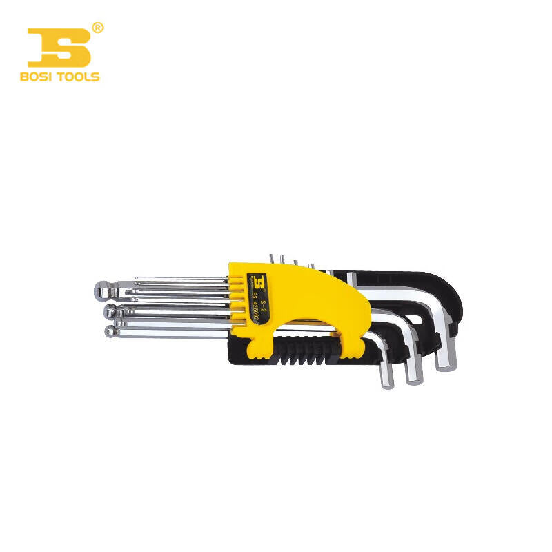 Persian 9-Piece Extended Mirror Ball-Head Hex Wrench Set 1.5-10mm