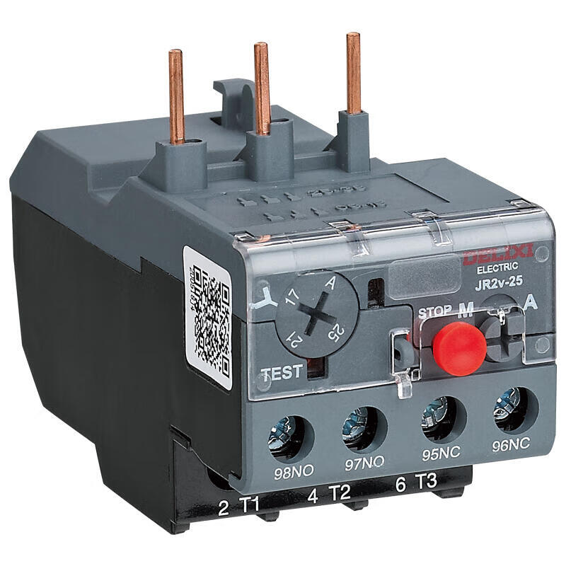 Delixi Electric Dengfeng series thermal overload relay JR2v-25 2.5-4.0A RoHS; JR2V254