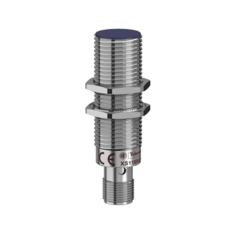 Telemeco M18 12-24V DC 3-wire NPN normally open embedded M12 connector; XS118BHNAM12