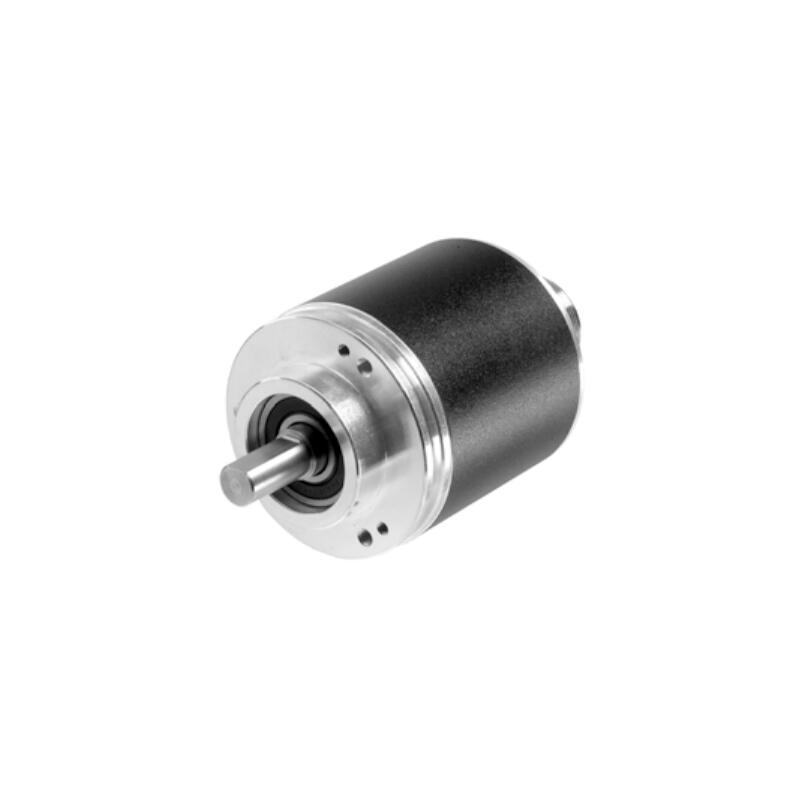 Pepperl+Fuchs solid shaft multi-turn absolute encoder, push-pull, cable 2m, outer diameter φ58mm, shaft diameter φ10mm; FVM58N-011K2R3GN-1213