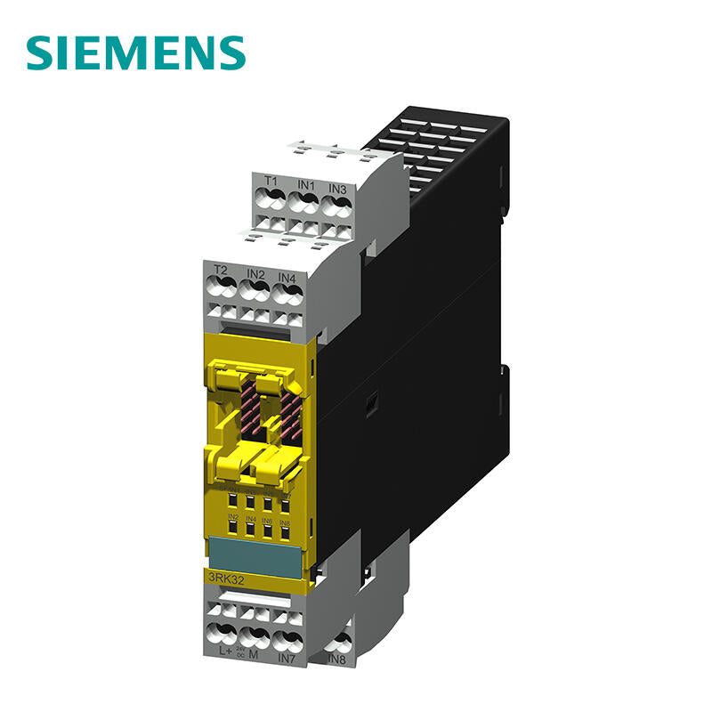 Siemens expansion module for modular safety system 3RK32/4F-DI, 2F-DO, 24VDC/1.2A, 22.5mm structural width cage card type terminal, no connecting cable; 3RK32312AA10