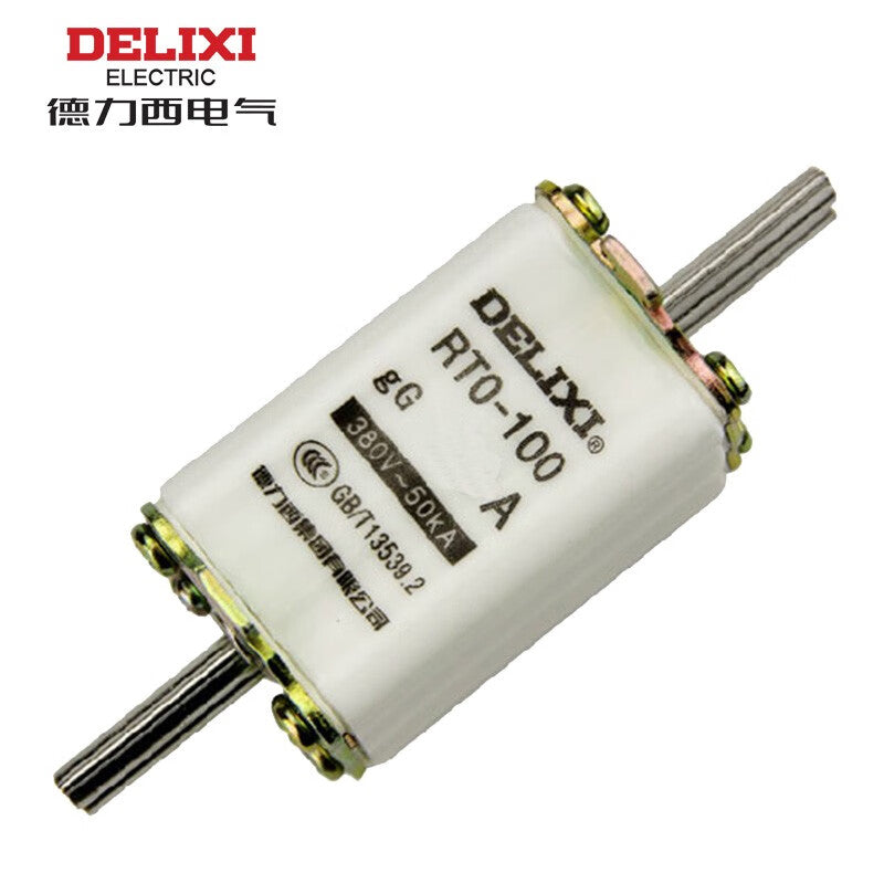 Delixi RT0 knife-shaped 100 50A 50KA gL/gG 380VAC RT0100T50 fuse body