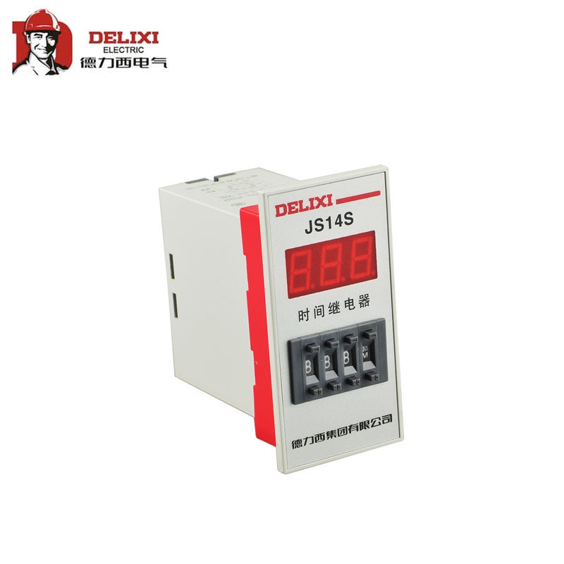 Delixi Electric JS14S-H Time Relay, 0.1S-99H, AC/DC24V