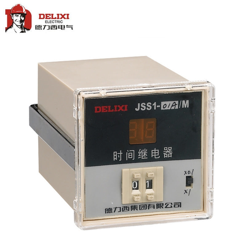 Delixi JSS1-07C/M Digital Display Time Relay AC220V