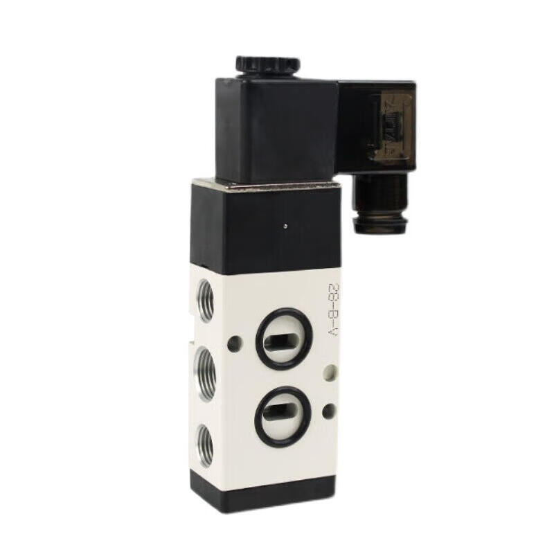 AirTAC NAMUR specification internal pilot solenoid valve, 2-position 5-way, single solenoid, DIN socket; 4M31010A