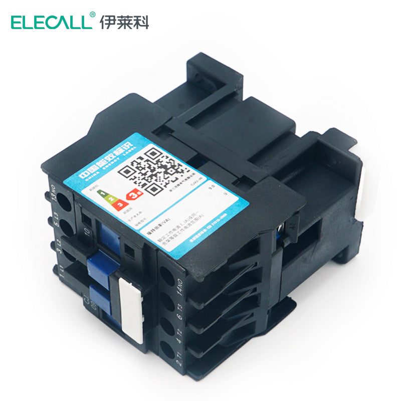 ELECALL AC contactor 09A CJX2-0910 مرحل اتصال AC220V أحادي الطور