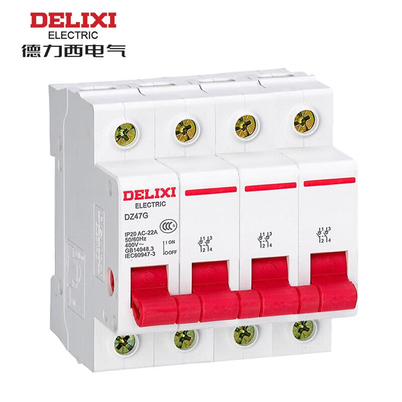 Delixi DZ47G 4P 32A 400VAC DZ47G432 micro isolation switch