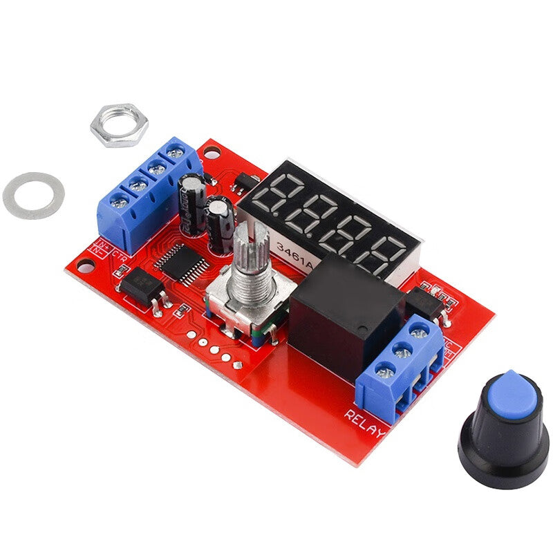 Ouhuayuan DC5V/12V/24V Multifunctional Delay Time Relay, Trigger Timer Control, Water Pump Control, 12V Delay Time Relay