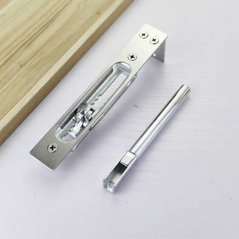 Deqi Stainless Steel Door Bolts, Anti-theft Double Door Bolts, Stainless Steel Central Control Single/Double Hole Concealed Door Bolts, Household Door Bolt Accessories, Buyang Single Hole Door Bolts.