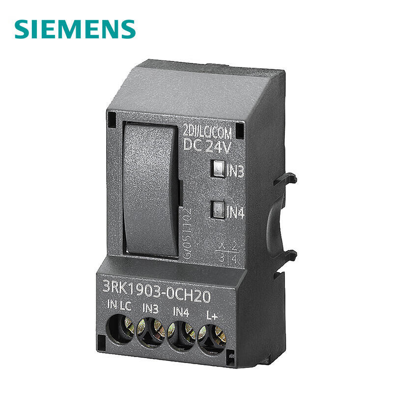 Siemens 2DI24VDCCOM control module for high performance ET200S starter for fail-safe ET200S starter for local input function with COM interface, for PC cable 6ED1057-1AA00-0BA0; 3RK19030CH10
