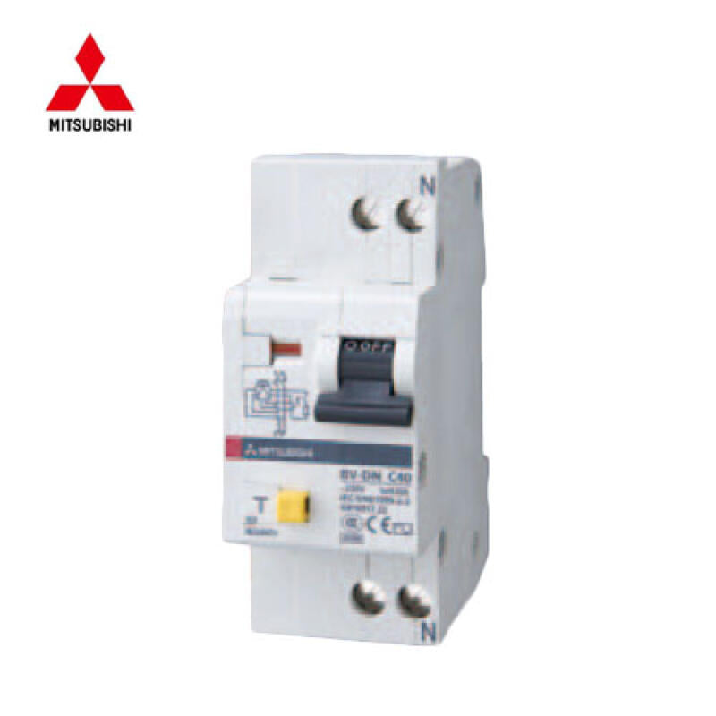 Mitsubishi BV-DN 1P 16A 30mA NC 4.5kA Circuit Breaker