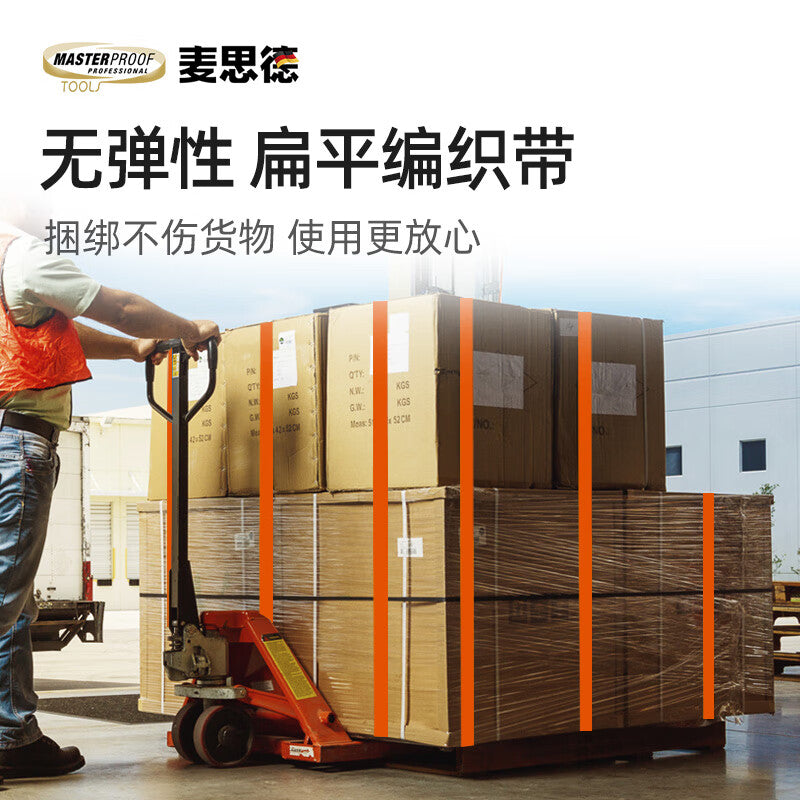 MASTERPROOF Double Hook Ratchet Tensioner for Trucks and Cargo Bundles, Secure Straps for Logistics, Cargo Transportation, Moving, Durable and Wear-Resistant