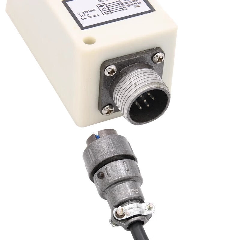 Xinkaichen LJG8D-15/J2H1 Electronic Proximity Switch AC 220V Normally Open + Normally Closed Square Sensor