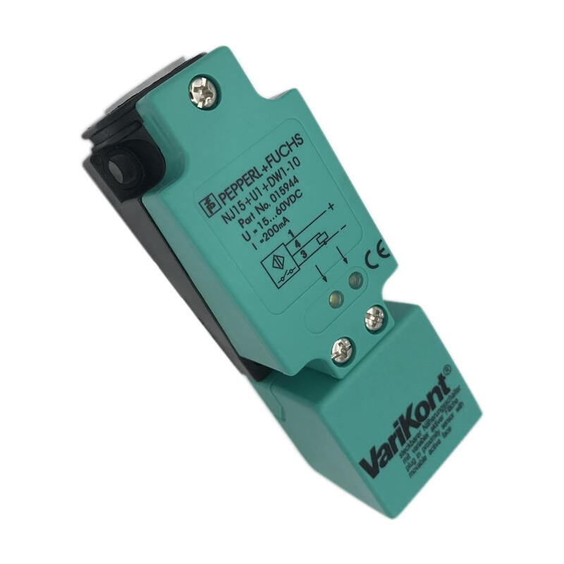 Pepperl+Fuchs Square inductive speed monitor, 3-wire, screw connection, detection distance 15mm, PNP, voltage DC15-60V; NJ15+U1+DW1-10