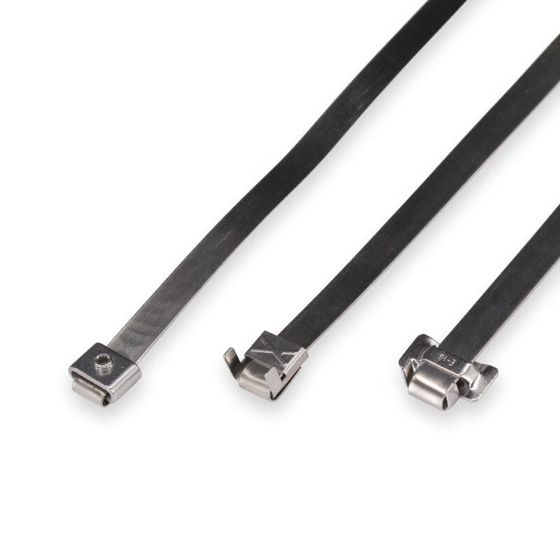Juerou 304 Stainless Steel Cable Ties, Pole Hoops, Signage Straps, Packing Straps, Marine Metal Cable Ties, Buckles, Electrical Boxes, 12*1.0mm, 30 meters