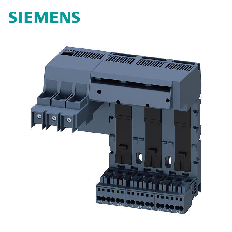 Siemens left power supply device main circuit interface: input: bolt, output feeder: spring 3 slots for compact feeder unit connection terminal maximum 50mm2/70mm2; 3RA68138AC