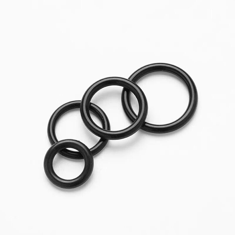 ZHIDE Nitrile O-rings, Oil-resistant, Wear-resistant, Pressure-resistant, Black, Inner Diameter 615*7