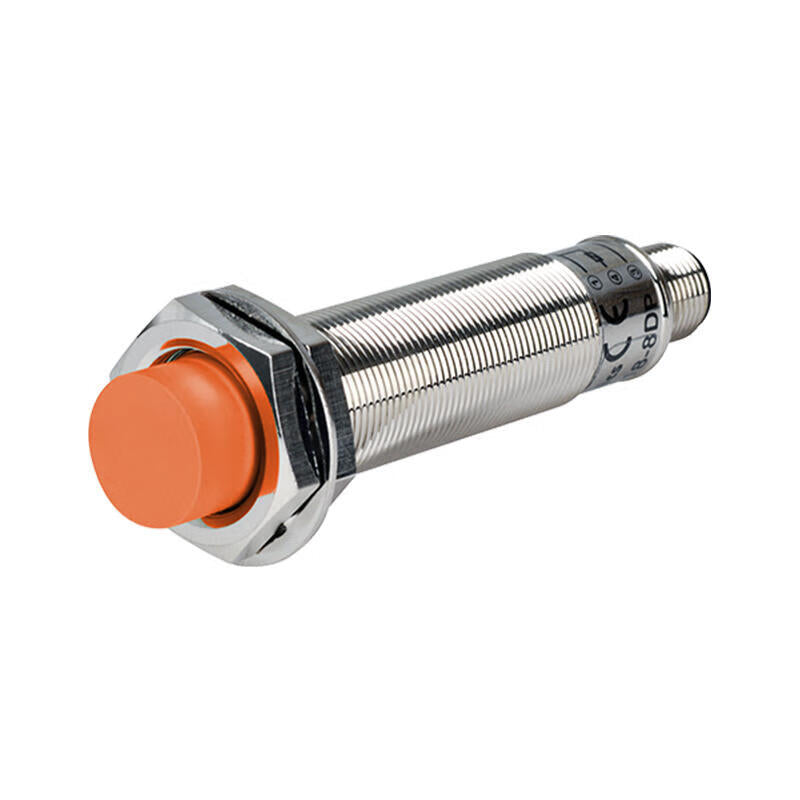 Autonics inductive cylindrical proximity switch 3-wire M12 connector detection distance 8mm PNP; PRCML18-8DP2