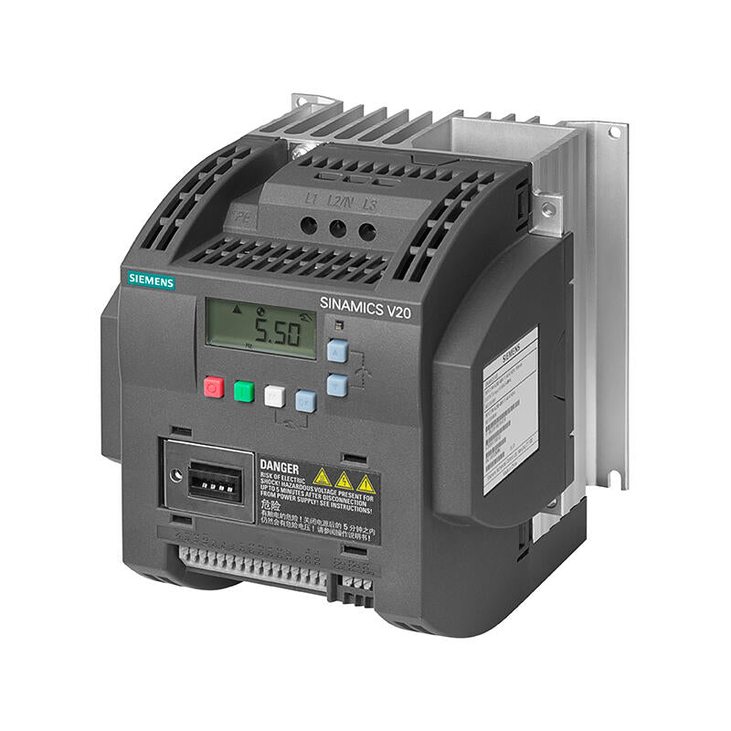 Siemens SINAMICS V20 1-phase 200-240VAC 1.1kW AC200-240V; 6SL32105BB211UV1
