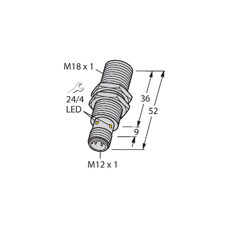 TURCK inductive sensor; BI5-M18-AP6X-H1141