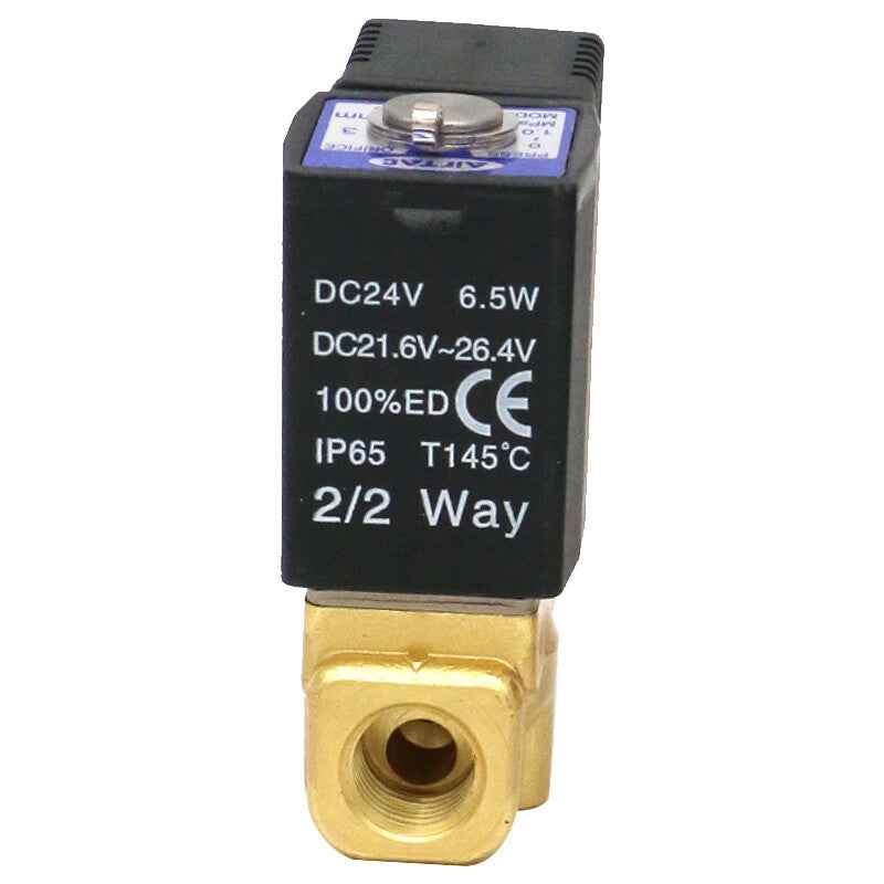 AirTAC Direct-acting fluid control valve, normally open, DIN socket type; 2KW03008B