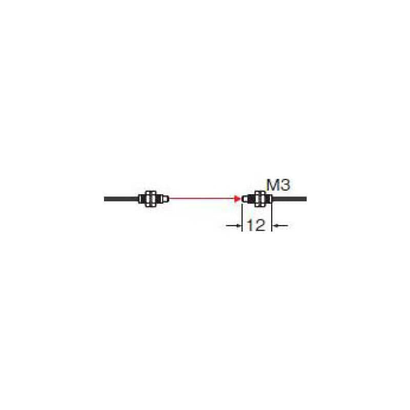 Panasonic Threaded Fiber Optic Sensor; FT-31
