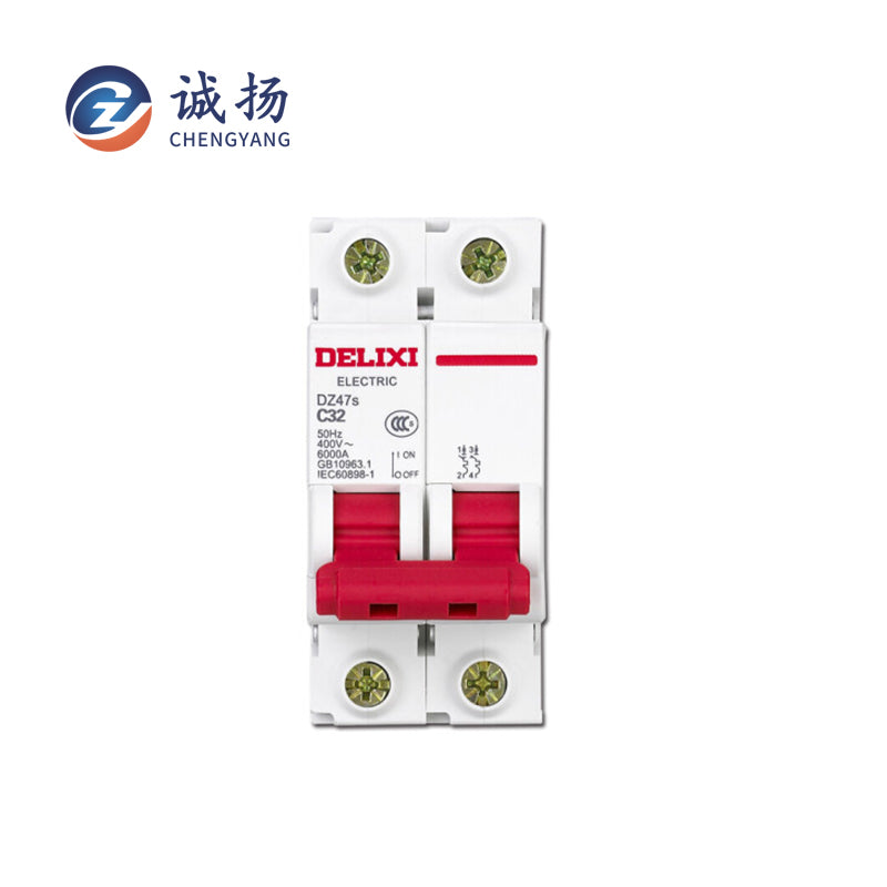 ملحقات صندوق الكهرباء ثلاثي المستويات لموقع البناء CHENGYANG CY-3JDX DZ47s 3P C type 40A
