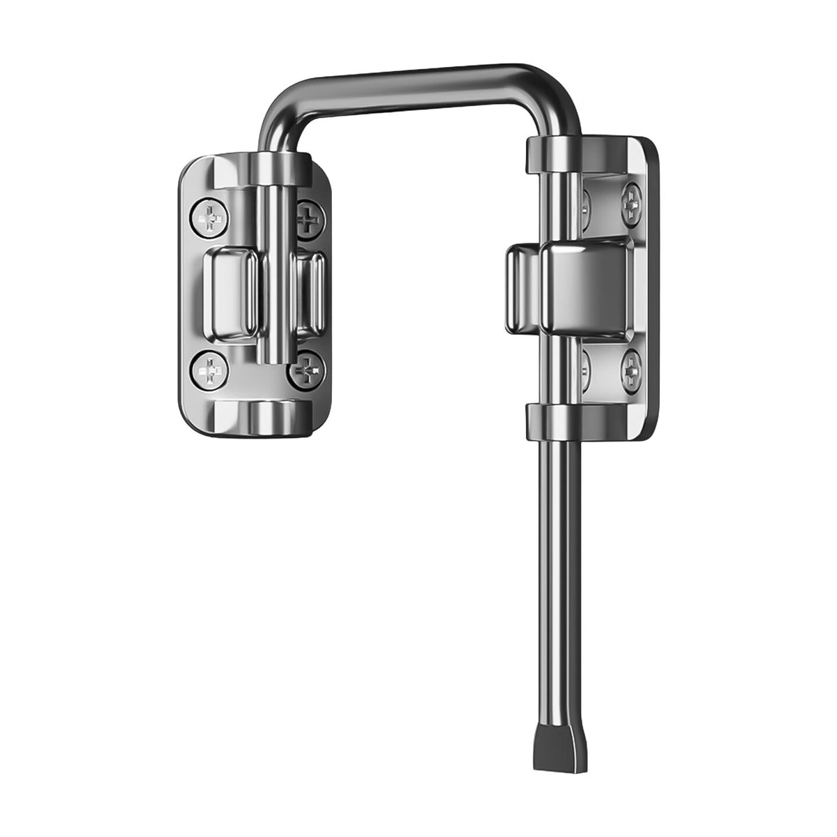 Chuco multi-angle adjustable sliding door latch padlock for wardrobes, bedrooms, and cabinets; no-drill anti-theft door latch.