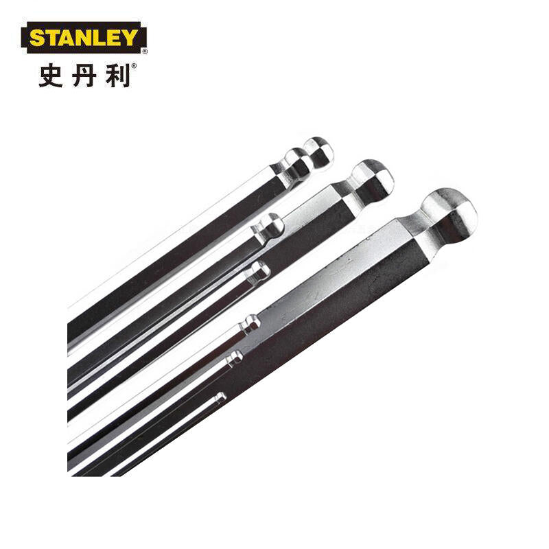 Stanley 9-piece set of metric long ball head hexagon wrench 1.5-10mm; STMT94162-8