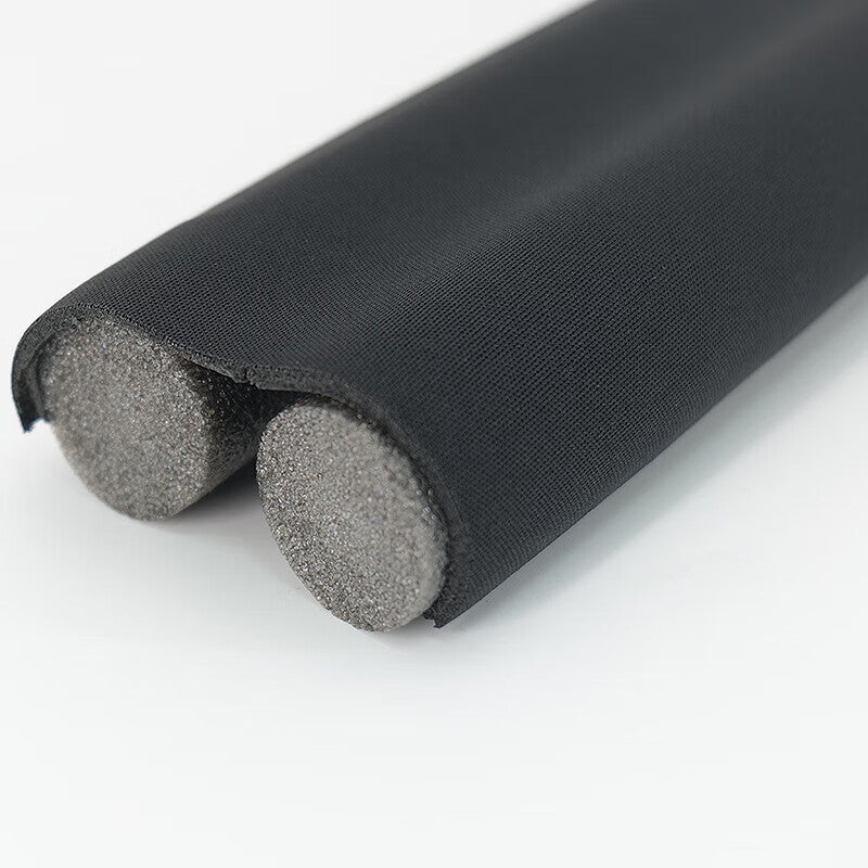 Winstan WY0125 Door Bottom Sealing Strip, Windproof Strip, Sound Insulation Strip, Dustproof Strip, Foam Strip, 95cm Leather Version, Black