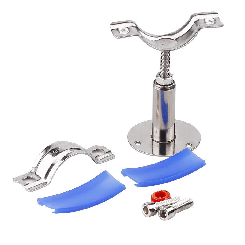 Kaying pipe clamps, stainless steel pipe clamps, fixing clips, gas pipe support brackets, pipe clamps, water pipe supports, Φ48-51, column height 100-150mm