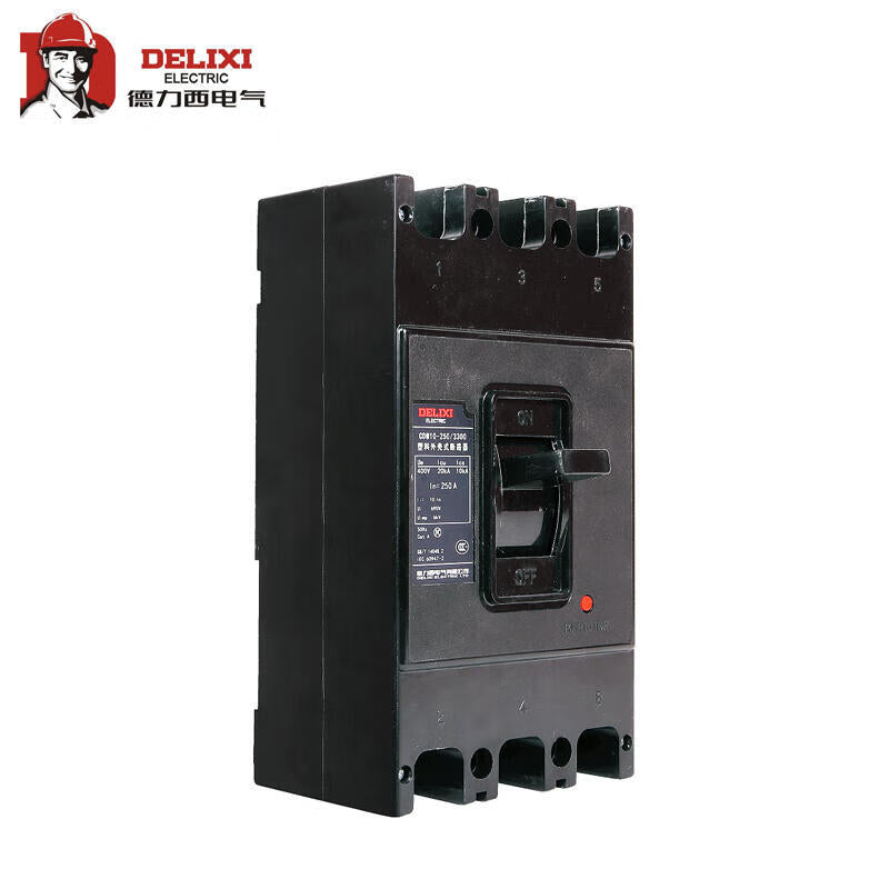 Delixi CDM10-250T/3300 Molded Case Circuit Breaker, 250A