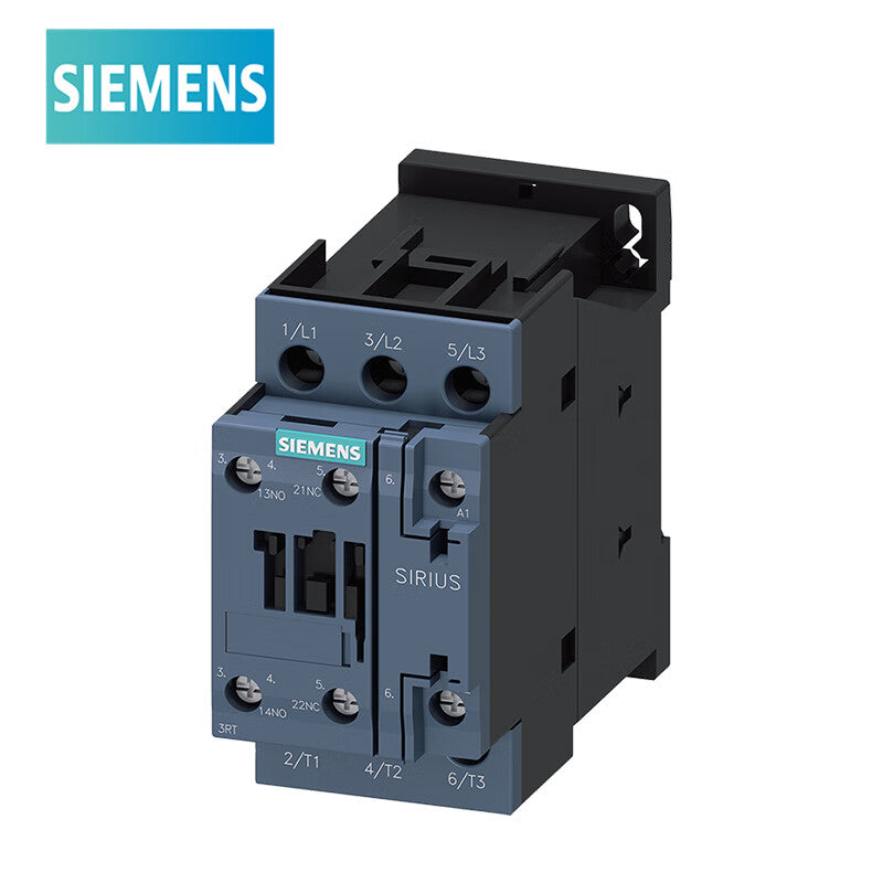 Siemens 3RT60241AG20 AC Contactor 12A 110VAC 3P with NO & NC Contacts