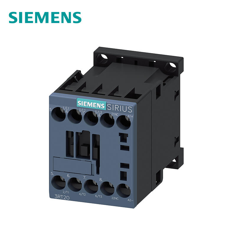 Siemens 3RT20161VB42 Power Contactor, 9A, 24VDC with Diode