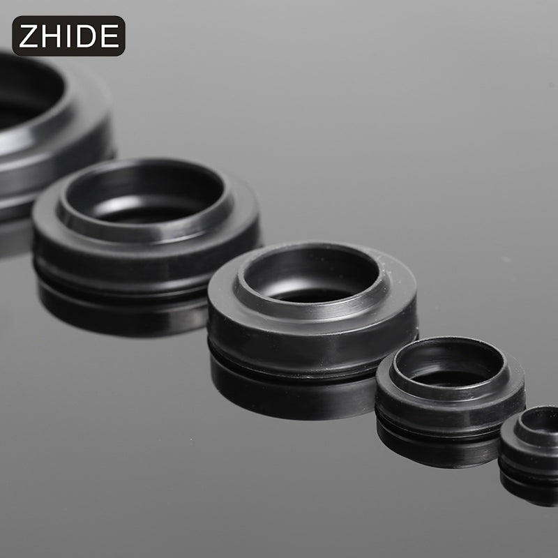 ZHIDE PDR type cylinder piston rod dust seal C-shaped pneumatic accessory seal PDU nitrile NDU 20*30*6/8 pieces In stock