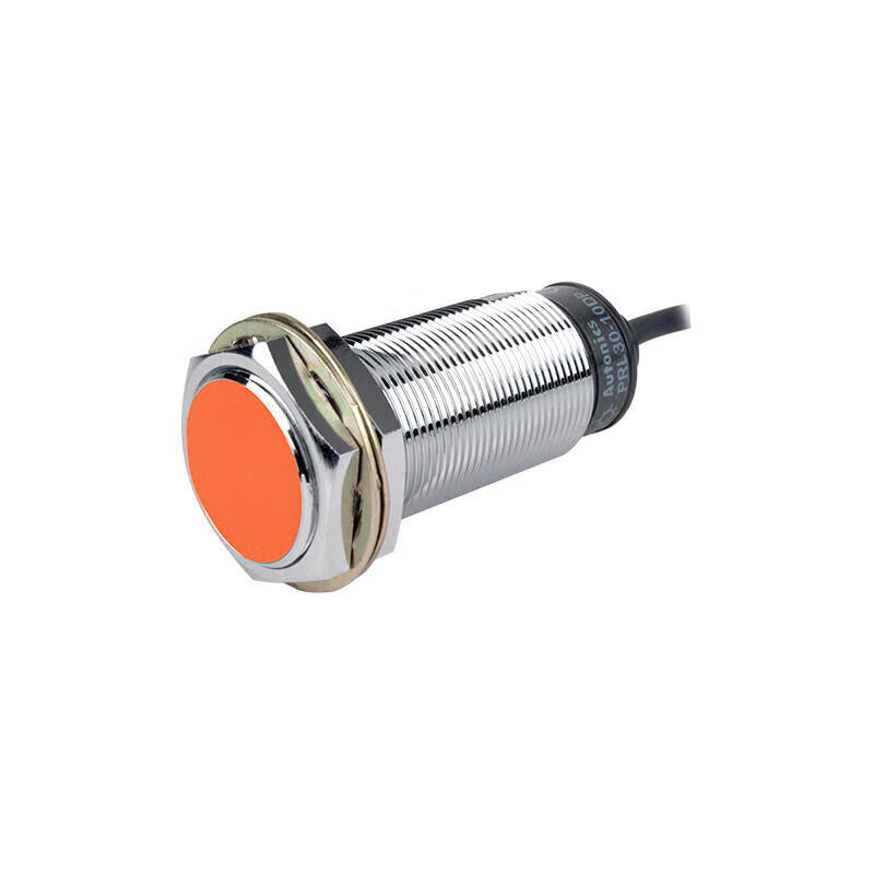 Autonics inductive cylindrical proximity switch 2-wire cable 2m detection distance 10mm; PRL30-10AC