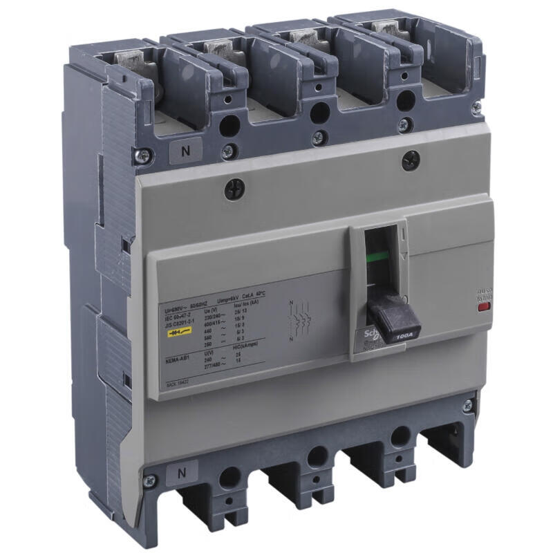 قاطع الدائرة المصبوب من شركة Schneider Electric؛ NSC250S 18kA 200A 4P3T