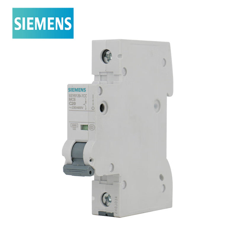 Siemens circuit breaker 5SY6120-7CC Type C 20A 1P 6KA single in and single out air switch main circuit breaker