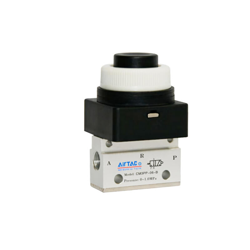 AirTAC convex push button manual valve (1/8); CM3PP06B